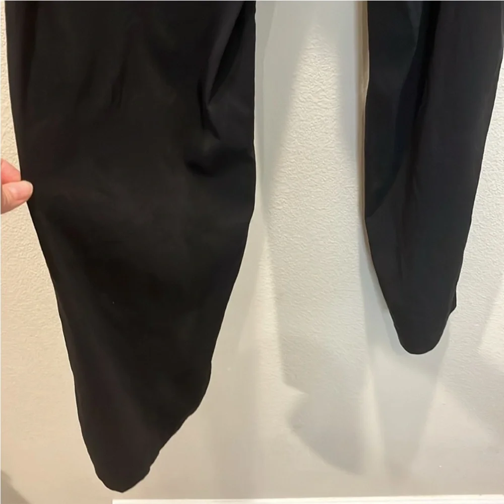 Eileen Fisher Linen Black Straight Leg Pants - Picture 7 of 11